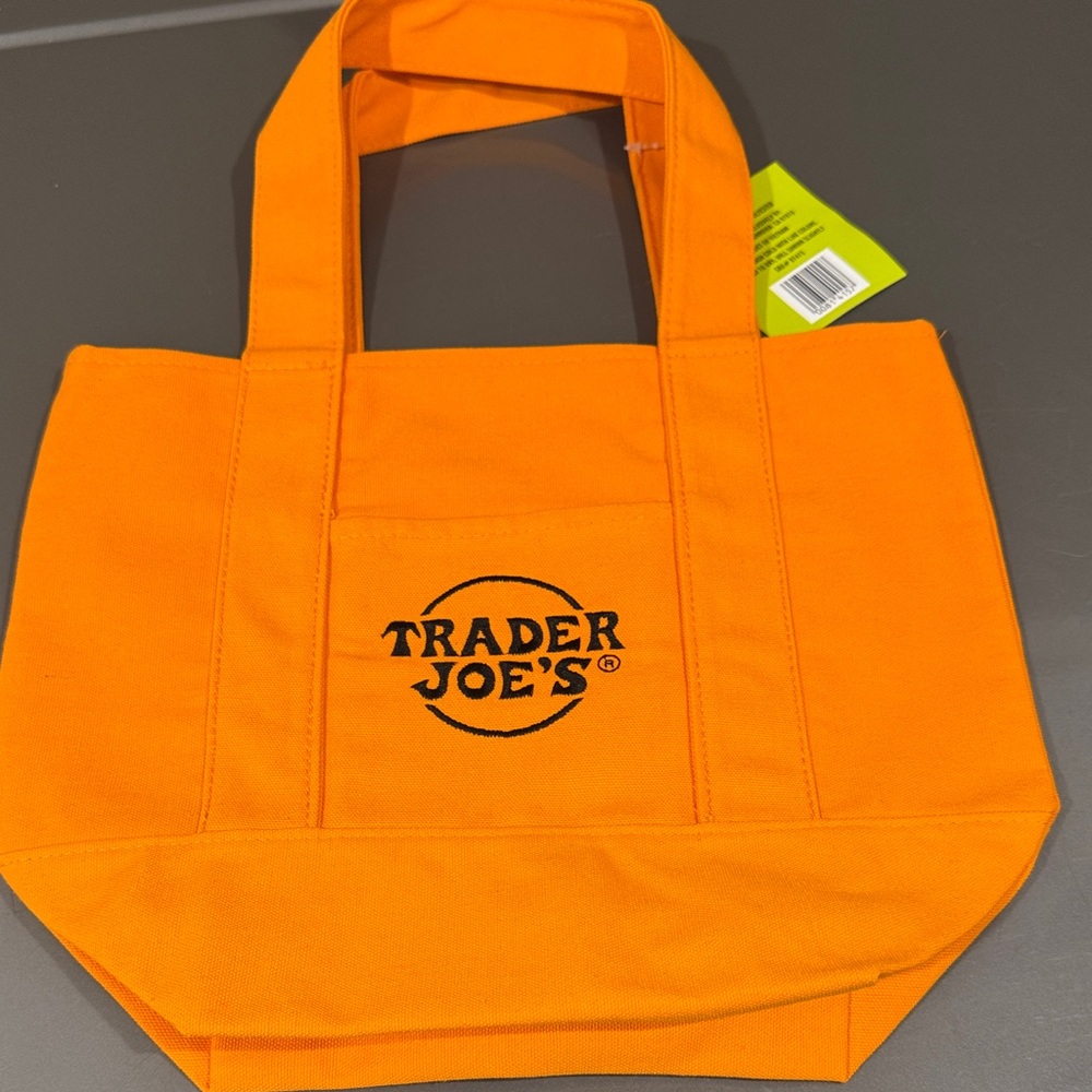 Trader Joe's Orange Tote Bag